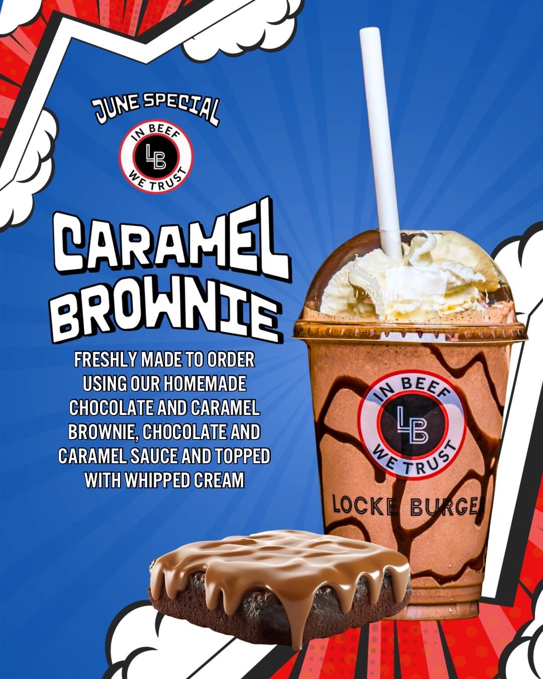 Special Shake – Caramel Brownie