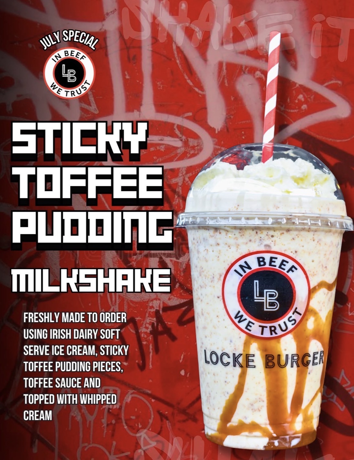 Special Shake - Sticky Toffee Pudding